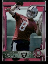 2015 Topps Chrome #199 Cody Fajardo Pink Refractor #/399