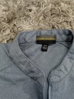 McDonalds Shirt Mens Small Reg Blue Gray 1/4 Zip Mcds Employee Workwear Gear — photo 5