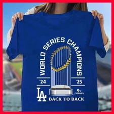 🔥🔥 SALE - Los Angeles Dodger Back-To-Back 2025 World Series Champions Shirt
