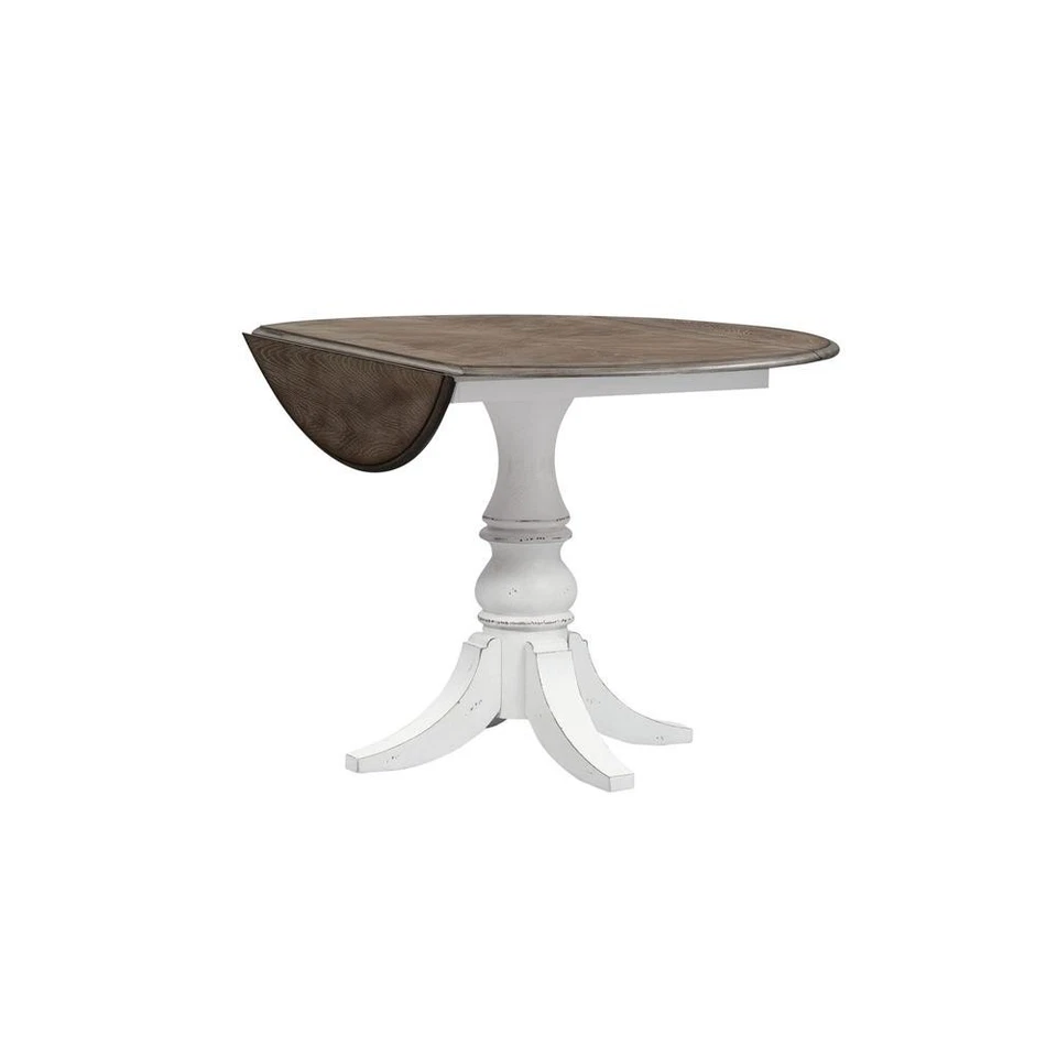 Magnolia Manor Drop Leaf Table in Antique White - Imagem 2 de 4