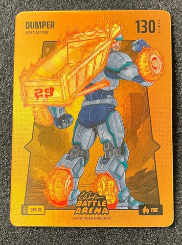 Bo Jackson Battle Arena 2026 Orange Foil Dumper Fire Power 130