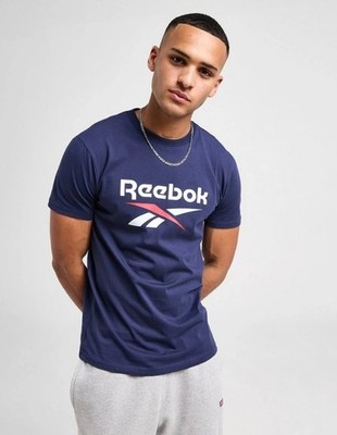 Reebok Cray T-Shirt Herren Gr. M Blau | Premium Qualität Baumwolle Tee
