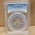 1929-D 10c MERCURY DIME PCGS MS64FB full bands