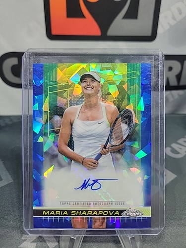 Maria Sharapova [Orange Sapphire] #TCA-MSA 2024 Topps Chrome Autographs II card