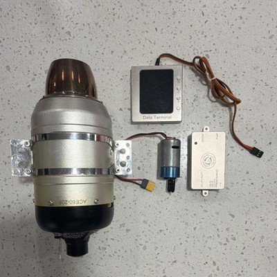 Swiwin SW60B(old version) 6kg Turbojet Engine, ECU,  Fuel Pump full set RC Model