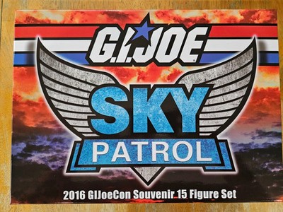 GI JOE CON  SKY PATROL BOX SET 100% COMPLETE & BAGGED AIR RAID