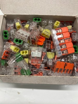 WAGO 221-412 Lever Nuts 2 Conductor Wire Connectors 100 Pack 24-12 AWG