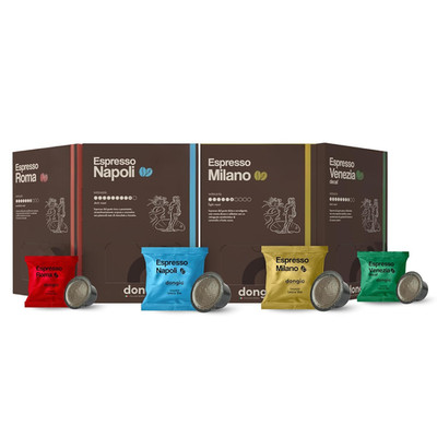 Dongiò Caffè Variety Pack - Decaf Capsules for Lavazza Blue  Machines