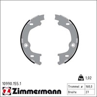 1X Zimmermann 10990.155.1 Bremsbackensatz Feststellbremse FüR KIA Hyundai Ceed