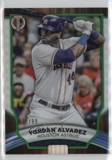 2022 Topps Tribute Green 4/99 Yordan Alvarez #22 08fz