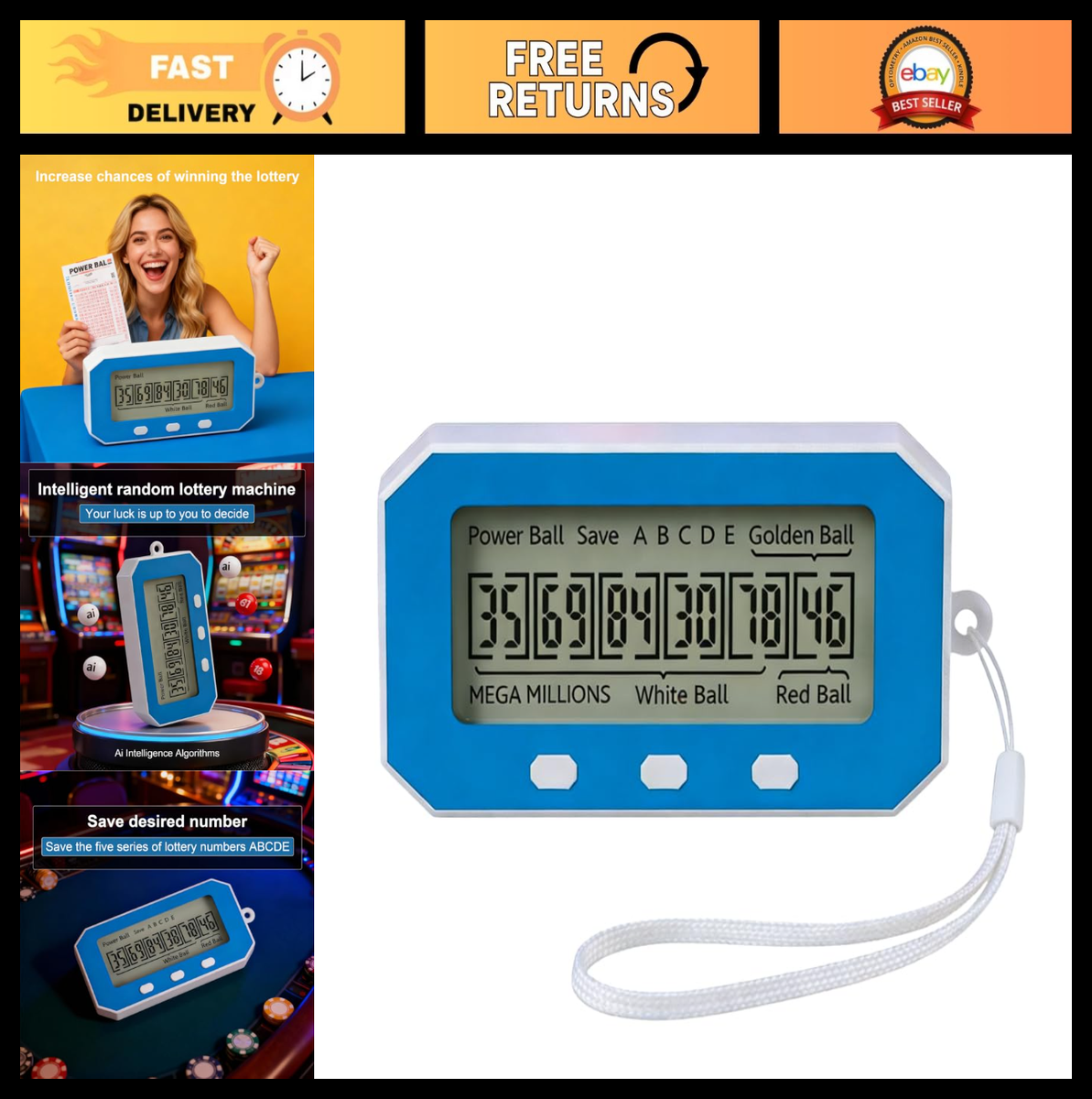 Manivelle Lucky Number Machine Fortunate Number Picker Machine De Loterie De Bingo Pour Les Amis Ensemble Party Toy Family Game Barbecue