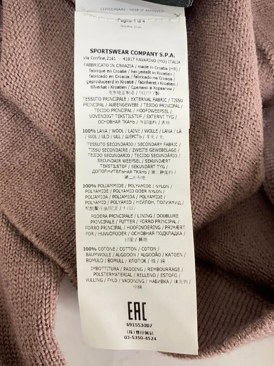 Felpa con cappuccio e zip STONE ISLAND rosa L usata