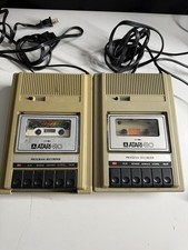 Atari 410 Program Recorder Data Cassette Player Both Power On Untested
