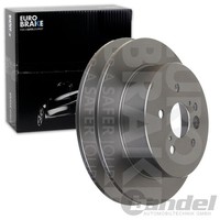 2X Eurobrake Bremsscheiben 303Mm Voll Hinten Passend FÜR Toyota RAV | 5815204574