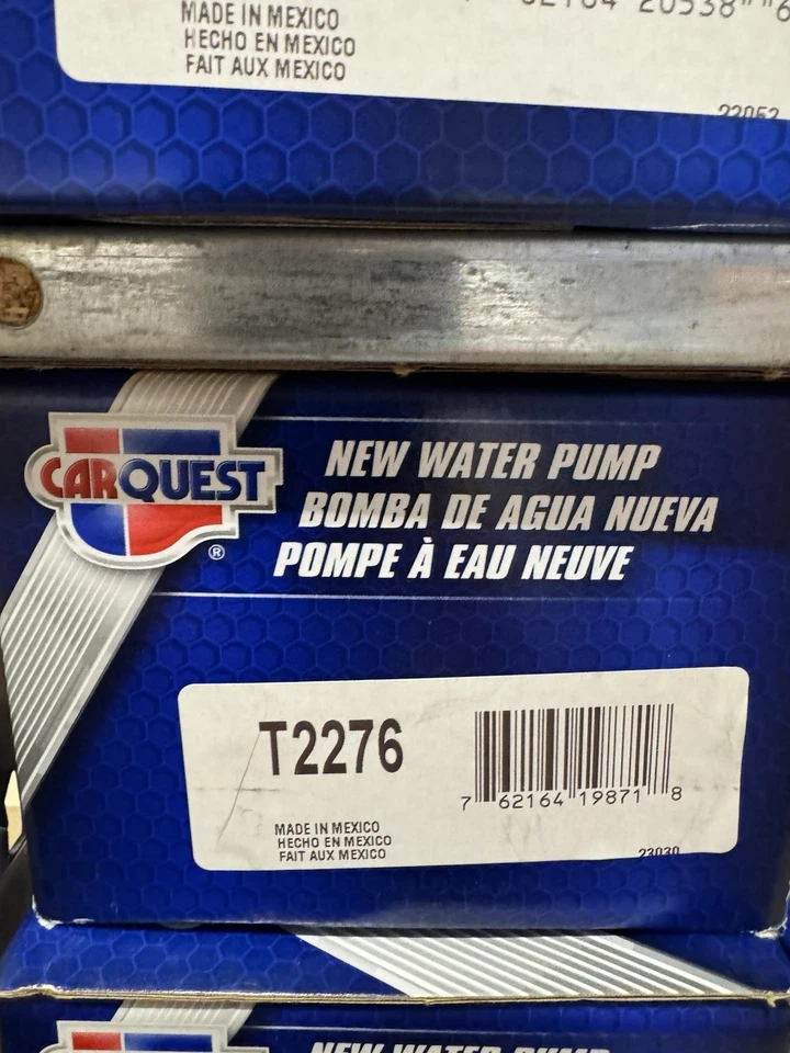 Bomba de agua motor Carquest Premium: nueva, con junta T2276 Toyota 3.0 3.3 Foto 2 de 2
