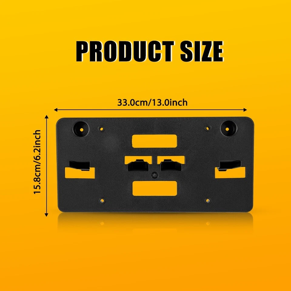 Soporte de montaje de marco de matrícula delantero para GMC Terrain 2018-2021 Foto 3 de 4