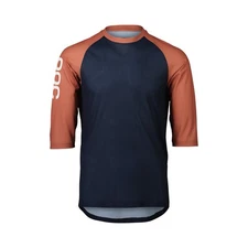 POC Pure 3/4 Sleeve MTB Mens Size XS Navy Mountain Bike Jersey NEW