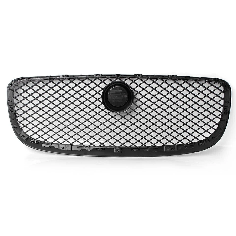 Black Upper Grill Radiator Grille For Jaguar XJ 2010 2011 2012 2013 2014 2015 Foto 4 de 4