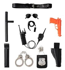 Police Accessory Set (10 Piece Set) - Ultimate All-In-One Role Play For Kids
