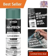 12 Oz Glossy Alpine Green Spray Paint - Durable, Fast Drying for Metal Surfaces