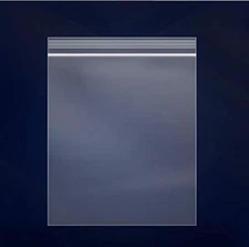 1000 -8" x 12"  Zip Lock Baggie Clear Reclosable Seal Bag Plastic 2MIL