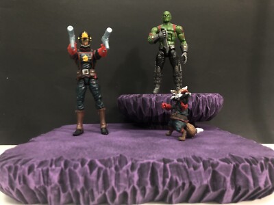 1:12 Scale Cosmic Rock Floating Diorama Base Detolf Action Figure Photography