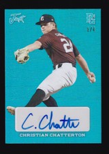 2023 Leaf Perfect Game Just CHRISTIAN CHATTERTON 🔥 Auto /4 Platinum