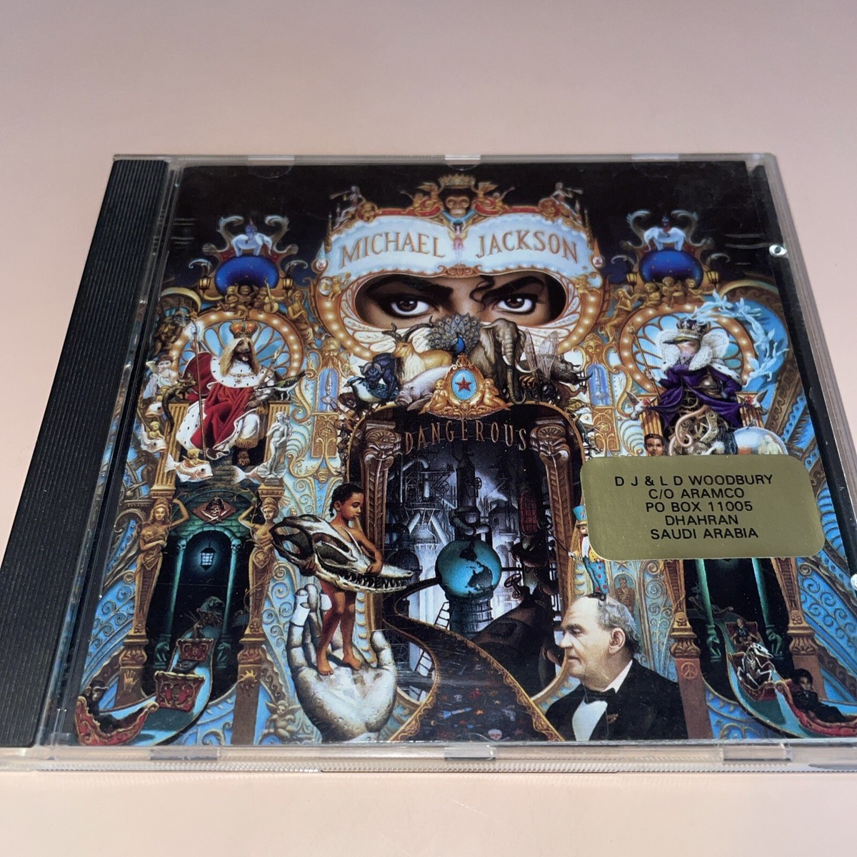 MICHAEL JACKSON • Bad | Dangerous ~ Writing/sticker On Cover Art