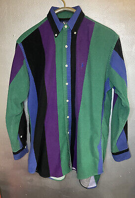 Vintage 90's Polo by Ralph Lauren Colorblock Flannel Mens Vintage 90's Polo by Ralph Lauren Colorblock Flannel Mens