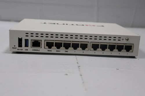 Fortinet Fortigate FG-60E Network Firewall Security w/Adapter Good Condition - Picture 5 of 6