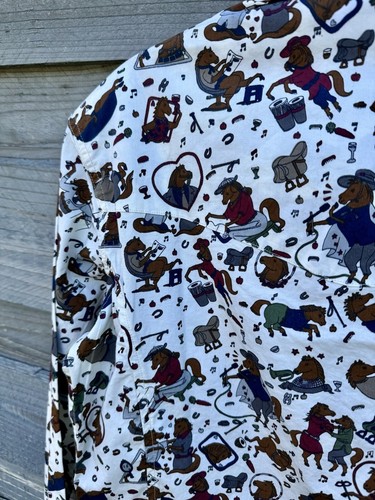 DOVER SADDLERY K414 DS Barn Party Western Women Equestrian Shirt Size M NEW - Picture 22 of 24
