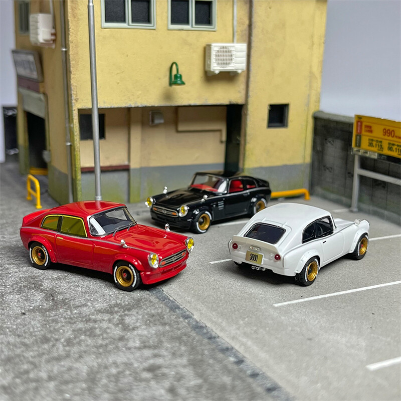 Mortal 1:64 Honda S800 white / red / black limited 499