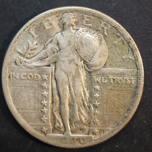 1920  **P*  STANDING LIBERTY SILVER QUARTER *NICE * FREE SHIPPING M2188