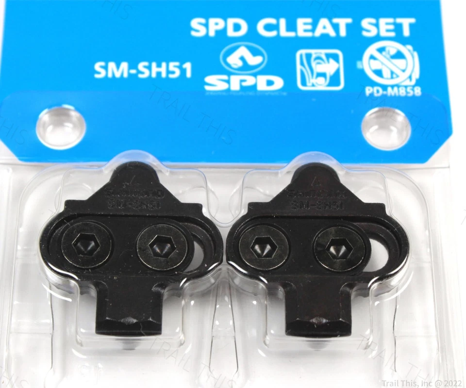Shimano SM-SH51 SPD Cleats Set fits PD-M536 M520 M515 M505 M424 Bike Pedals - Image 3 of 4