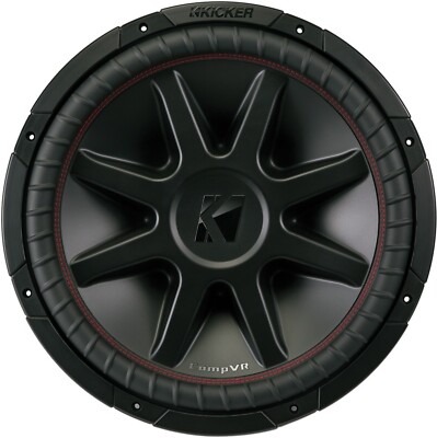 KICKER 43CVR152 CAR AUDIO DUAL 2 OHM 15'' COMPVR SUBWOOFER/SUB WOOFER DVC CVR152