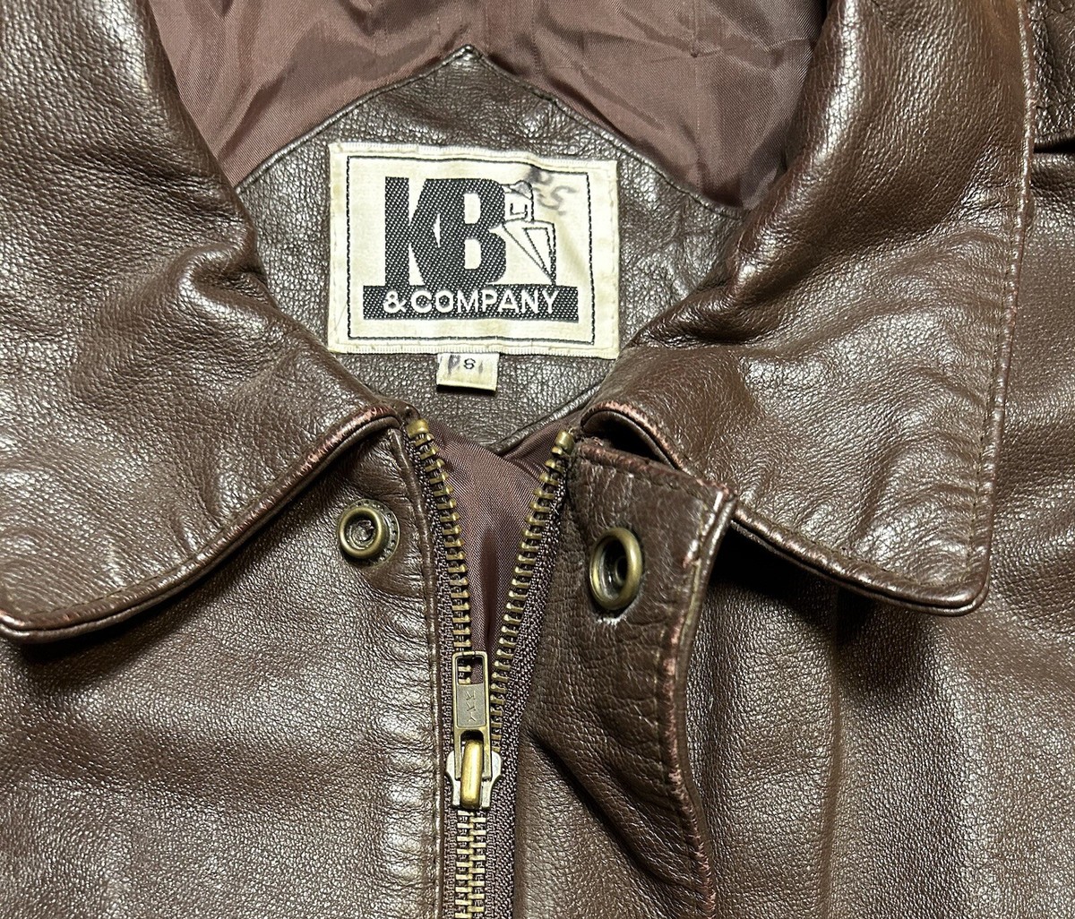 Vintage KB And Company A-2 Leather Bomber Jacket Men's Small Vintage KB And Company A-2 Leather Bomber Jacket Men's Small