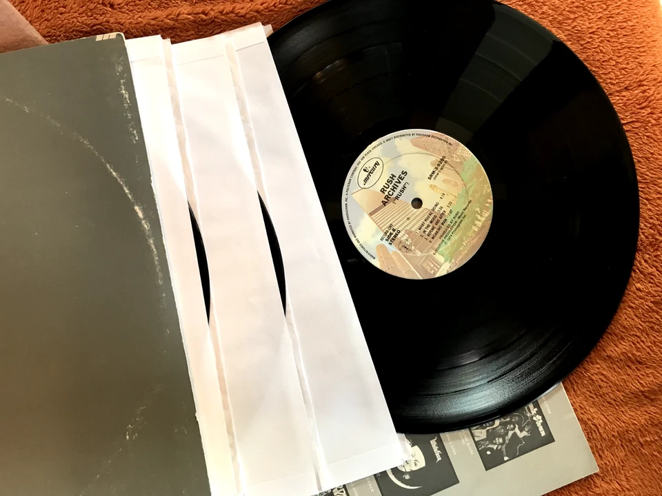 RUSH 3 lp RECORD SET ARCHIVES '78 MERCURY SRM39200 fly by night caress of steel! - Image 3 of 4