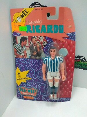 Vtg 1988 Matchbox Pee Wee Herman Playhouse Ricardo Figure NOS - DAMAGED CARD