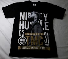 Men’s SHAKA WEAR Black Nipsey Hussle TMC Short Sleeve T-Shirt (M)