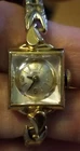 VINTAGE LADIES square TIMEX WIND UP WATCH. Accurate time.
