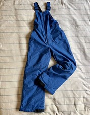 Columbia Winter Snow Suit Bib Pants Youth Medium Outgrown Technology Blue