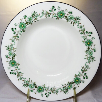 EMERALD ISLE by Aynsley Rim Soup Bowl 7.75'' NEW NEVER USED made in England