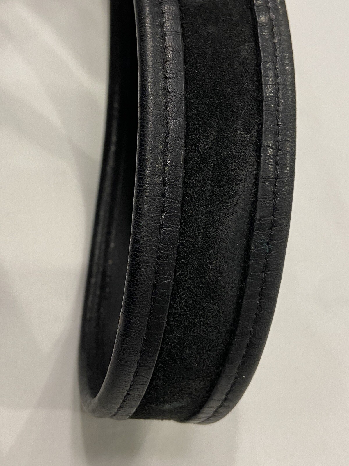 Vintage Coach Black Leather Replacement Strap Gem