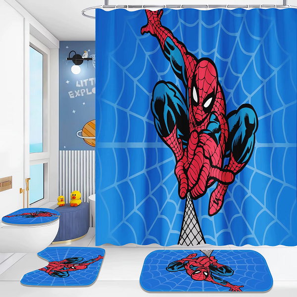 Spider Man Cartoon Movie Shower Curtain or Bathroom