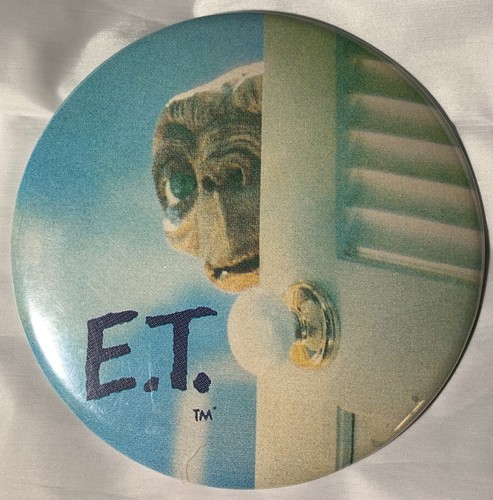 E.T. The Extra-Terrestrial 1982 PIN Oficial LOTE de 5 Pinback ET Insignia SPIELBERG - Imagen 2 de 11