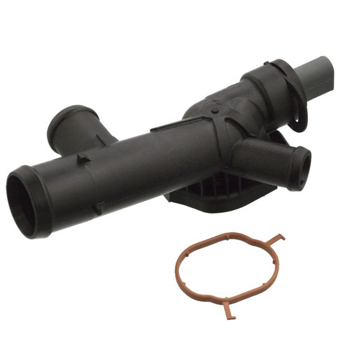 Coolant Flange with Thermo Sensor Febi 106013 For VW Transporter T5 T6 03L121131 - Picture 4 of 6