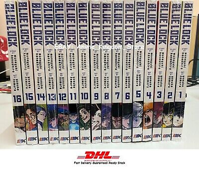 Blue Lock Manga Anime Volume 1-21 English Comic Book Full Set Express  Shipping