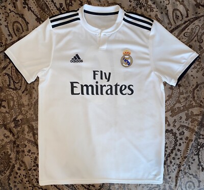 adidas Real Madrid 18-19 Home Jersey Luka Modric Men's Large