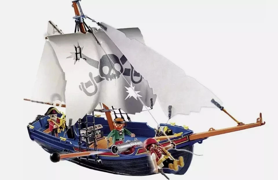 Playmobil 5810 Pirate Ship - Pirate Corsair Fun Imaginative Role-Play FREE POST - Image 2 of 4