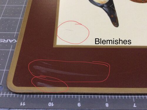 PIMPERNEL Duck Decoy Cork Backed Placemats, Lot of 2, GUC - Picture 7 of 7